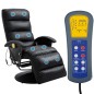 vidaXL TV-Massagesessel Schwarz Kunstleder vidaXL TV-Massagesessel Schwarz Kunstleder