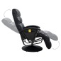 vidaXL TV-Massagesessel Schwarz Kunstleder vidaXL TV-Massagesessel Schwarz Kunstleder