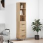 vidaXL Highboard Sonoma-Eiche 34,5x34x180 cm Holzwerkstoff vidaXL Highboard Sonoma-Eiche 34,5x34x180 cm Holzwerkstoff