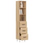 vidaXL Highboard Sonoma-Eiche 34,5x34x180 cm Holzwerkstoff vidaXL Highboard Sonoma-Eiche 34,5x34x180 cm Holzwerkstoff