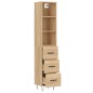 vidaXL Highboard Sonoma-Eiche 34,5x34x180 cm Holzwerkstoff vidaXL Highboard Sonoma-Eiche 34,5x34x180 cm Holzwerkstoff