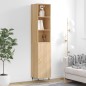 vidaXL Highboard Sonoma-Eiche 34,5x34x180 cm Holzwerkstoff vidaXL Highboard Sonoma-Eiche 34,5x34x180 cm Holzwerkstoff