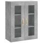 Highboard Betongrau 69,5x34x180 cm Holzwerkstoff Highboard Betongrau 69,5x34x180 cm Holzwerkstoff