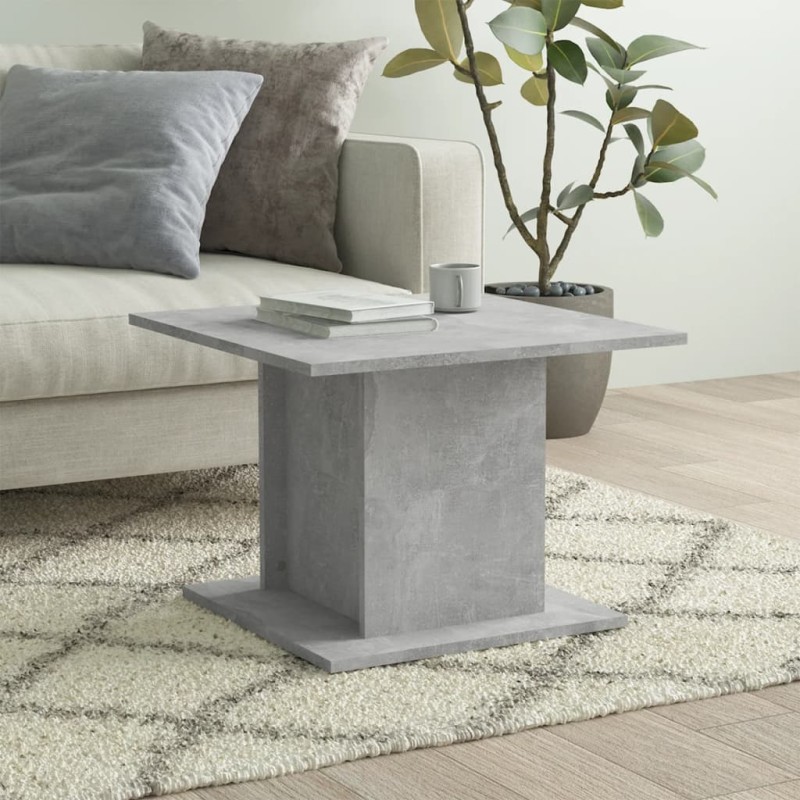 vidaXL Couchtisch Betongrau 55,5x55,5x40 cm Holzwerkstoff vidaXL Couchtisch Betongrau 55,5x55,5x40 cm Holzwerkstoff