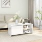 vidaXL Couchtisch Hochglanz-Weiß 102x50x45 cm Holzwerkstoff vidaXL Couchtisch Hochglanz-Weiß 102x50x45 cm Holzwerkstoff