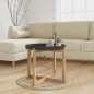 vidaXL Couchtisch Schwarz 53x53x43,5cm Holzwerkstoff Massivholz Kiefer vidaXL Couchtisch Schwarz 53x53x43,5cm Holzwerkstoff Massivholz Kiefer