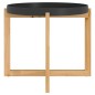 vidaXL Couchtisch Schwarz 53x53x43,5cm Holzwerkstoff Massivholz Kiefer vidaXL Couchtisch Schwarz 53x53x43,5cm Holzwerkstoff Massivholz Kiefer