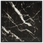 vidaXL Couchtisch Schwarz mit Schwarzem Glas Marmor-Optik 90x90x50 cm vidaXL Couchtisch Schwarz mit Schwarzem Glas Marmor-Optik 90x90x50 cm