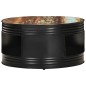 vidaXL Couchtisch Schwarz 68x68x36 cm Altholz Massiv vidaXL Couchtisch Schwarz 68x68x36 cm Altholz Massiv