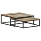 vidaXL Satztische 2 Stk. Recyceltes Massivholz vidaXL Satztische 2 Stk. Recyceltes Massivholz