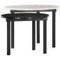 vidaXL Couchtische 2 Stk. Schwarz und Weiß vidaXL Couchtische 2 Stk. Schwarz und Weiß