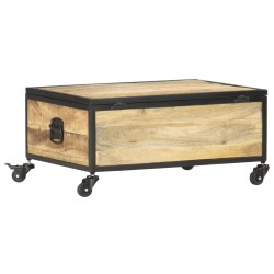 vidaXL Couchtisch 70x50x33 cm Massivholz Mango