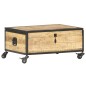 vidaXL Couchtisch 70x50x33 cm Massivholz Mango vidaXL Couchtisch 70x50x33 cm Massivholz Mango