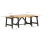 vidaXL Ausziehbarer Couchtisch 160 x 70 x 45 cm Massivholz Mango vidaXL Ausziehbarer Couchtisch 160 x 70 x 45 cm Massivholz Mango