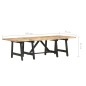 vidaXL Ausziehbarer Couchtisch 160 x 70 x 45 cm Massivholz Mango vidaXL Ausziehbarer Couchtisch 160 x 70 x 45 cm Massivholz Mango
