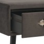 vidaXL Couchtisch Grau 80 x 40 x 46 cm Samt vidaXL Couchtisch Grau 80 x 40 x 46 cm Samt