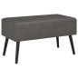 vidaXL Couchtisch Grau 80 x 40 x 46 cm Kunstleder vidaXL Couchtisch Grau 80 x 40 x 46 cm Kunstleder