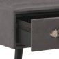 vidaXL Couchtisch Grau 80 x 40 x 46 cm Kunstleder vidaXL Couchtisch Grau 80 x 40 x 46 cm Kunstleder