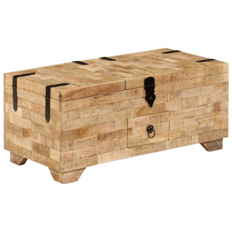 vidaXL Couchtisch 80 x 40 x 35 cm Massivholz Mango