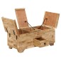 vidaXL Couchtisch 80 x 40 x 35 cm Massivholz Mango vidaXL Couchtisch 80 x 40 x 35 cm Massivholz Mango