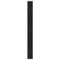Schmuckschrank mit Spiegel Wandmontage Schwarz 37,5x10x106 cm Schmuckschrank mit Spiegel Wandmontage Schwarz 37,5x10x106 cm