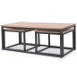 vidaXL Couchtisch-Set 3tlg. Eschenholz vidaXL Couchtisch-Set 3tlg. Eschenholz