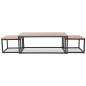 vidaXL Couchtisch-Set 3tlg. Eschenholz vidaXL Couchtisch-Set 3tlg. Eschenholz