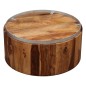 vidaXL Couchtisch Massivholz und Stahl 68 cm vidaXL Couchtisch Massivholz und Stahl 68 cm