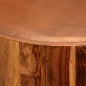vidaXL Couchtisch Massivholz und Stahl 68 cm vidaXL Couchtisch Massivholz und Stahl 68 cm
