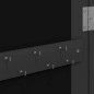 Schmuckschrank mit Spiegel Wandmontage Schwarz 37,5x10x106 cm Schmuckschrank mit Spiegel Wandmontage Schwarz 37,5x10x106 cm