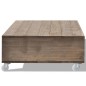vidaXL Couchtisch Braun Massivholz vidaXL Couchtisch Braun Massivholz