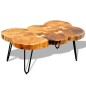 vidaXL Couchtisch 35 cm 6 Baumsscheiben Masivholz vidaXL Couchtisch 35 cm 6 Baumsscheiben Masivholz