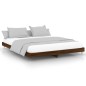 vidaXL Bettgestell Braun Eichen-Optik 160x200 cm Holzwerkstoff vidaXL Bettgestell Braun Eichen-Optik 160x200 cm Holzwerkstoff