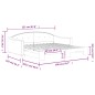 vidaXL Tagesbett Ausziehbar Dunkelgrau 100x200 cm Stoff vidaXL Tagesbett Ausziehbar Dunkelgrau 100x200 cm Stoff