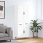 vidaXL Highboard Weiß 69,5x34x180 cm Holzwerkstoff vidaXL Highboard Weiß 69,5x34x180 cm Holzwerkstoff