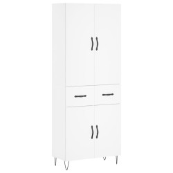 vidaXL Highboard Weiß 69,5x34x180 cm Holzwerkstoff