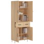 vidaXL Highboard Sonoma-Eiche 69,5x34x180 cm Holzwerkstoff vidaXL Highboard Sonoma-Eiche 69,5x34x180 cm Holzwerkstoff