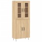 vidaXL Highboard Sonoma-Eiche 69,5x34x180 cm Holzwerkstoff vidaXL Highboard Sonoma-Eiche 69,5x34x180 cm Holzwerkstoff