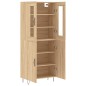 vidaXL Highboard Sonoma-Eiche 69,5x34x180 cm Holzwerkstoff vidaXL Highboard Sonoma-Eiche 69,5x34x180 cm Holzwerkstoff
