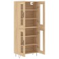 vidaXL Highboard Sonoma-Eiche 69,5x34x180 cm Holzwerkstoff vidaXL Highboard Sonoma-Eiche 69,5x34x180 cm Holzwerkstoff