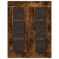 vidaXL Highboard Räuchereiche 69,5x34x180 cm Holzwerkstoff vidaXL Highboard Räuchereiche 69,5x34x180 cm Holzwerkstoff