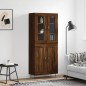 vidaXL Highboard Braun Eichen-Optik 69,5x34x180 cm Holzwerkstoff vidaXL Highboard Braun Eichen-Optik 69,5x34x180 cm Holzwerkstoff