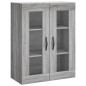 vidaXL Highboard Grau Sonoma 69,5x34x180 cm Holzwerkstoff vidaXL Highboard Grau Sonoma 69,5x34x180 cm Holzwerkstoff