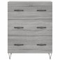 vidaXL Highboard Grau Sonoma 69,5x34x180 cm Holzwerkstoff vidaXL Highboard Grau Sonoma 69,5x34x180 cm Holzwerkstoff
