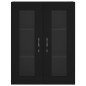 vidaXL Highboard Schwarz 69,5x34x180 cm Holzwerkstoff vidaXL Highboard Schwarz 69,5x34x180 cm Holzwerkstoff