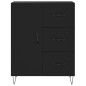 vidaXL Highboard Schwarz 69,5x34x180 cm Holzwerkstoff vidaXL Highboard Schwarz 69,5x34x180 cm Holzwerkstoff