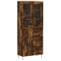vidaXL Highboard Räuchereiche 69,5x34x180 cm Holzwerkstoff vidaXL Highboard Räuchereiche 69,5x34x180 cm Holzwerkstoff