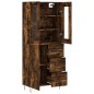 vidaXL Highboard Räuchereiche 69,5x34x180 cm Holzwerkstoff vidaXL Highboard Räuchereiche 69,5x34x180 cm Holzwerkstoff