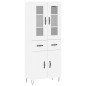 vidaXL Highboard Weiß 69,5x34x180 cm Holzwerkstoff vidaXL Highboard Weiß 69,5x34x180 cm Holzwerkstoff