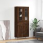 vidaXL Highboard Braun Eichen-Optik 69,5x34x180 cm Holzwerkstoff vidaXL Highboard Braun Eichen-Optik 69,5x34x180 cm Holzwerkstoff